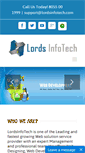 Mobile Screenshot of lordsinfotech.com